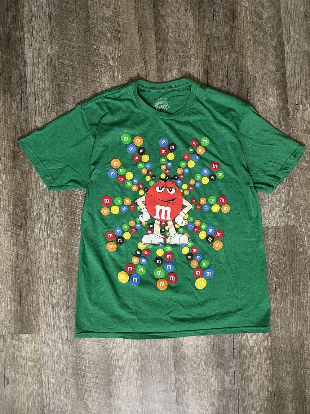 Retro M&M’s Shirt Men’s L by Mad Engine Y2K